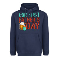 Navy our first father's day Heavyweight Hoodie - Artiststas