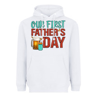 White our first father's day Heavyweight Hoodie - Artiststas
