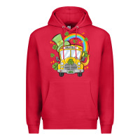 Cardinal st. patrick's day school bus Premium Hoodie - MaliasSmallBusiness