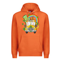 Carrot st. patrick's day school bus Premium Hoodie - MaliasSmallBusiness