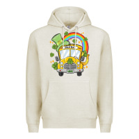 Oatmeal Heather st. patrick's day school bus Premium Hoodie - MaliasSmallBusiness
