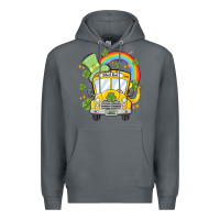 Rock st. patrick's day school bus Premium Hoodie - MaliasSmallBusiness