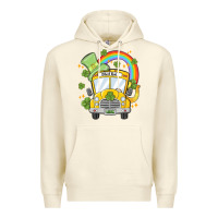 Sandshell st. patrick's day school bus Premium Hoodie - MaliasSmallBusiness
