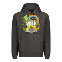 Smoke st. patrick's day school bus Premium Hoodie - MaliasSmallBusiness