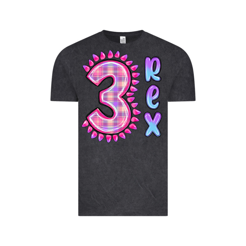 3 Rex Pink Dinosaur Vintage Tee by MaliasSmallBusiness | Teevron