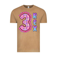 Vintage Camel 3 rex pink dinosaur Vintage Tee - MaliasSmallBusiness