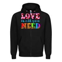 Black love is all you need Zipper Hoodie - HRA Design Shop