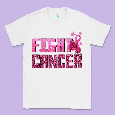 Fight Cancer Classic Tee Designed By Texasbilliewilder