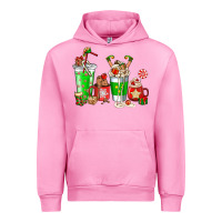 Fuchsia Pink Elf coffee cups Urban Hoodie - NancyCooperArtShop