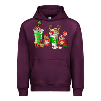 Mauve Wine Elf coffee cups Urban Hoodie - NancyCooperArtShop