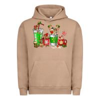 Pigment Burro Elf coffee cups Urban Hoodie - NancyCooperArtShop