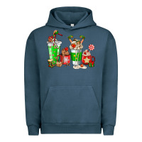 Pigment Midnight Navy Elf coffee cups Urban Hoodie - NancyCooperArtShop