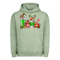 Pigment Oil Green Elf coffee cups Urban Hoodie - NancyCooperArtShop