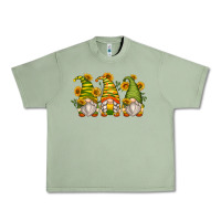 Oil Green sunflower gnomes Urban Heavy Tee - Zillion Design Studio