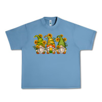 Pebble Blue sunflower gnomes Urban Heavy Tee - Zillion Design Studio