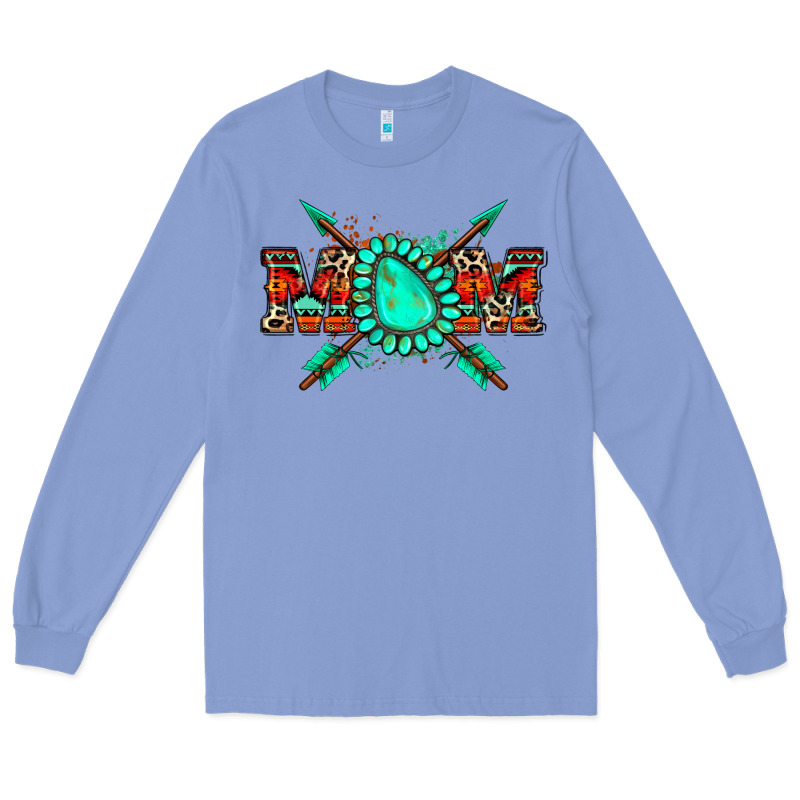 Aztec Mom Long Sleeve Tee by Zillion Design Studio | Teevron