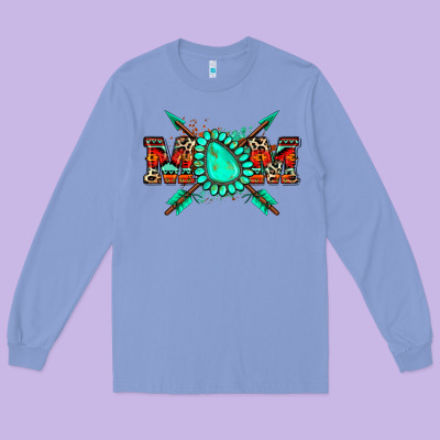 Aztec Mom Long Sleeve Tee Designed By Zillion Design Studio
