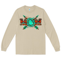 Mushroom aztec mom Long Sleeve Tee - Zillion Design Studio