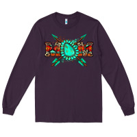 Plum aztec mom Long Sleeve Tee - Zillion Design Studio