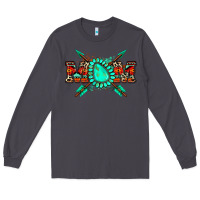 Smoke aztec mom Long Sleeve Tee - Zillion Design Studio
