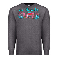 Charcoal Heather no thanks cupid Premium Sweatshirt - AdoDesignShop