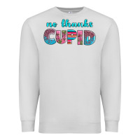 Dove Grey no thanks cupid Premium Sweatshirt - AdoDesignShop