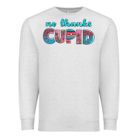 Oatmeal Heather no thanks cupid Premium Sweatshirt - AdoDesignShop