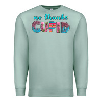 Seafoam no thanks cupid Premium Sweatshirt - AdoDesignShop