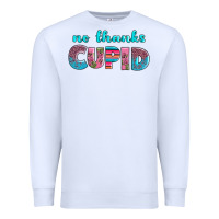 White no thanks cupid Premium Sweatshirt - AdoDesignShop
