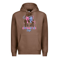 Chestnut gymnastics life Premium Hoodie - MaliasSmallBusiness