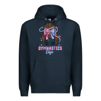 Navy gymnastics life Premium Hoodie - MaliasSmallBusiness