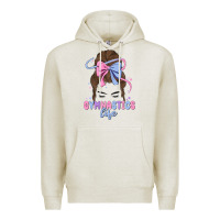 Oatmeal Heather gymnastics life Premium Hoodie - MaliasSmallBusiness