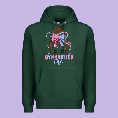 Gymnastics Life Premium Hoodie Designed By Maliassmallbusiness