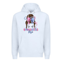 White gymnastics life Premium Hoodie - MaliasSmallBusiness
