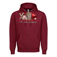 Burgundy tis the season baseball Zipper Hoodie - RacoonDesign