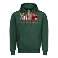 Sports Green tis the season baseball Zipper Hoodie - RacoonDesign