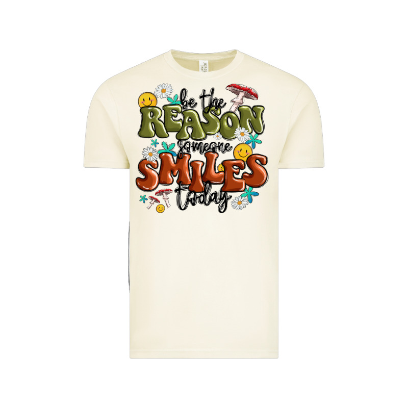 Be The Reason Someone Smiles Today Vintage Tee by MaliasSmallBusiness | Teevron