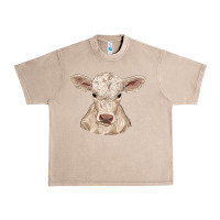 French Oak charolais calf Urban Heavy Tee - RanaPortraitStore