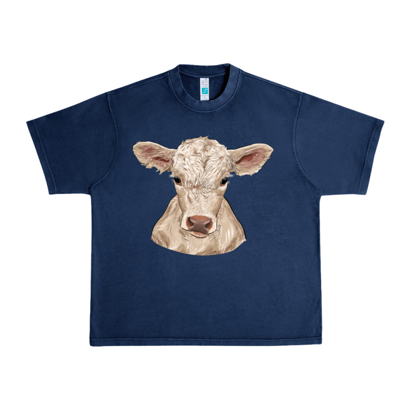Charolais Calf Urban Heavy Tee by RanaPortraitStore | Teevron