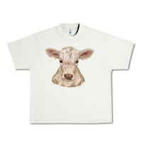 Pistachio charolais calf Urban Heavy Tee - RanaPortraitStore