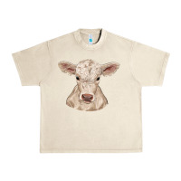 Sandshell charolais calf Urban Heavy Tee - RanaPortraitStore