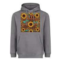Storm sunflower and leopard seamless pattern Heavyweight Hoodie - BundleAndBundleShop
