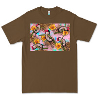 Cacao Baby monkey flowers Premium Tee - Artiststas