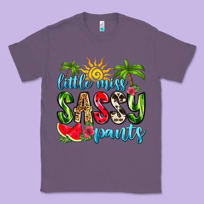 Little Miss Sassy Pants Classic Tee Designed By Zillion Design Studio