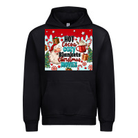 Black hot cocoa cozy blankets christmas movies tumbler Urban Hoodie - MaliasSmallBusiness
