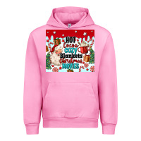 Fuchsia Pink hot cocoa cozy blankets christmas movies tumbler Urban Hoodie - MaliasSmallBusiness