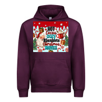 Mauve Wine hot cocoa cozy blankets christmas movies tumbler Urban Hoodie - MaliasSmallBusiness