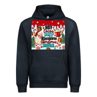 Navy hot cocoa cozy blankets christmas movies tumbler Urban Hoodie - MaliasSmallBusiness