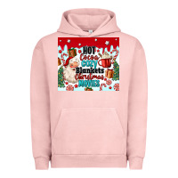 Pigment Salmon hot cocoa cozy blankets christmas movies tumbler Urban Hoodie - MaliasSmallBusiness