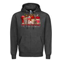 Charcoal Heather tis the season Zipper Hoodie - RacoonDesign
